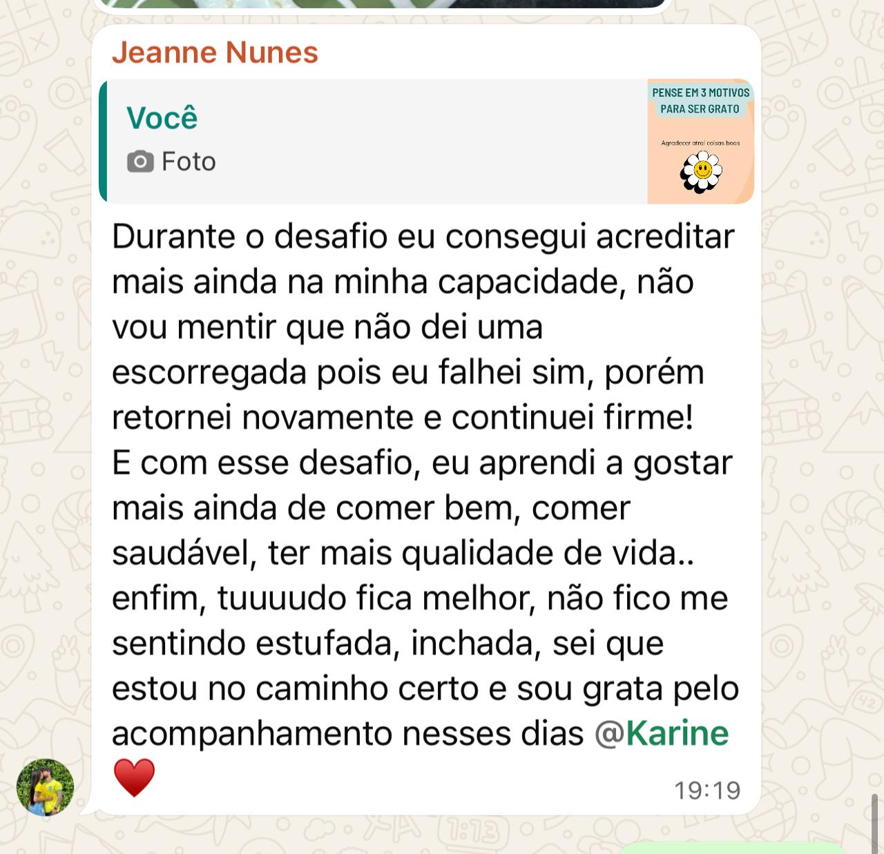 Depoimento de sócia que mudou de vida com o método (5)